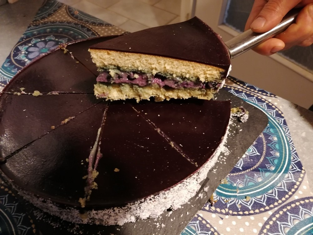 Gâteau aux myrtilles